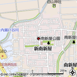 静岡県藤枝市新南新屋周辺の地図