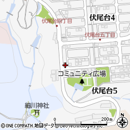 池田伏尾台郵便局 ＡＴＭ周辺の地図