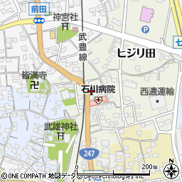愛知県知多郡武豊町ヒジリ田48周辺の地図