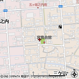 静岡県焼津市三ケ名647-23周辺の地図