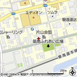 静岡県藤枝市築地616周辺の地図