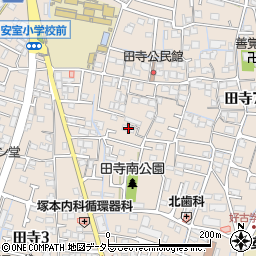 サニーハイツ田寺Ｂ棟周辺の地図