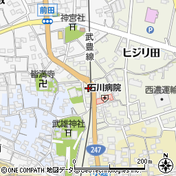 愛知県知多郡武豊町ヒジリ田34周辺の地図