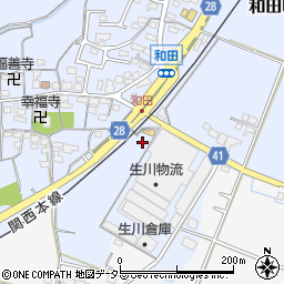 三重県亀山市和田町249周辺の地図
