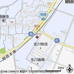 三重県亀山市和田町249周辺の地図