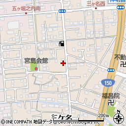 静岡県焼津市三ケ名733周辺の地図