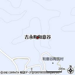 岡山県備前市吉永町和意谷周辺の地図