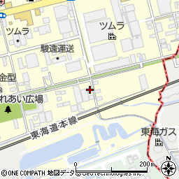 静岡県藤枝市築地647周辺の地図