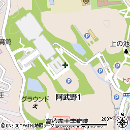 大阪府高槻市阿武野周辺の地図