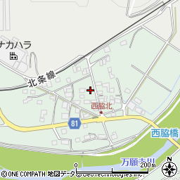 兵庫県小野市西脇町631周辺の地図