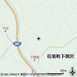 滋賀県甲賀市信楽町下朝宮457周辺の地図