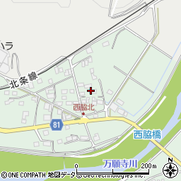 兵庫県小野市西脇町622-1周辺の地図