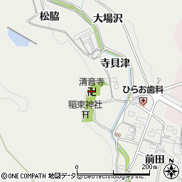 清音寺周辺の地図