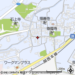 三重県亀山市和田町26周辺の地図