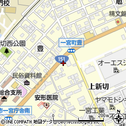 三菱ＵＦＪ銀行三河一宮 ＡＴＭ周辺の地図