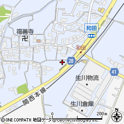 三重県亀山市和田町240周辺の地図