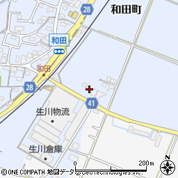 三重県亀山市和田町1692周辺の地図