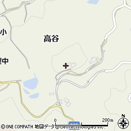 岡山県加賀郡吉備中央町高谷1516周辺の地図