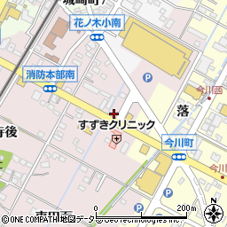 ネクステージ西尾店周辺の地図