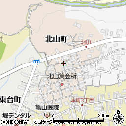 三重県亀山市北山町5周辺の地図