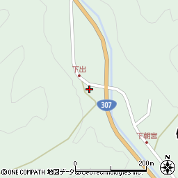 滋賀県甲賀市信楽町下朝宮610周辺の地図