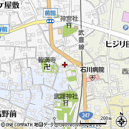 愛知県知多郡武豊町ヒジリ田40周辺の地図