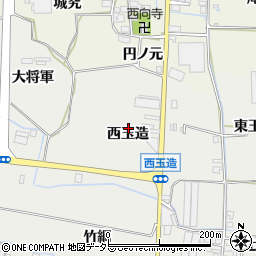 京都府八幡市岩田西玉造周辺の地図
