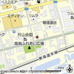 静岡県藤枝市築地610周辺の地図