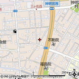 静岡県焼津市三ケ名860周辺の地図