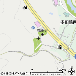 兵庫県川西市西多田（楠根）周辺の地図