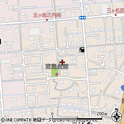 静岡県焼津市三ケ名719-12周辺の地図