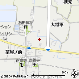 京都府八幡市岩田北ノ口周辺の地図