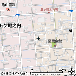 静岡県焼津市三ケ名658-3周辺の地図