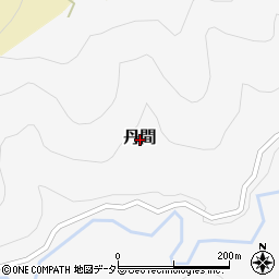静岡県掛川市丹間周辺の地図