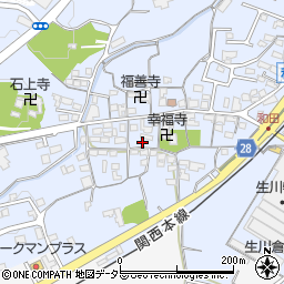 三重県亀山市和田町1554周辺の地図