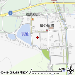 兵庫県たつの市揖西町構周辺の地図
