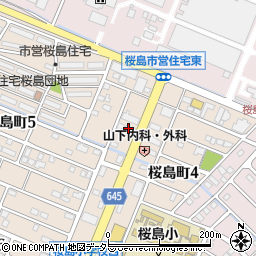 コープステーション鈴鹿桜島周辺の地図