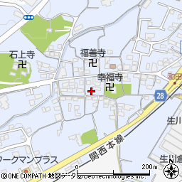 三重県亀山市和田町1553周辺の地図