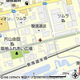 静岡県藤枝市築地605周辺の地図