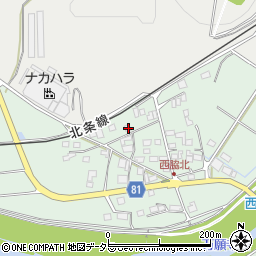 兵庫県小野市西脇町628-32周辺の地図