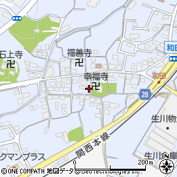 三重県亀山市和田町1555周辺の地図