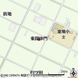 愛知県西尾市室町東毘沙門周辺の地図