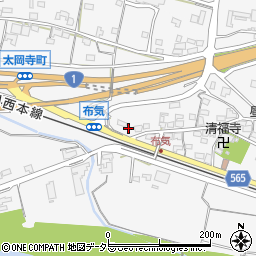 三重県亀山市布気町1426周辺の地図