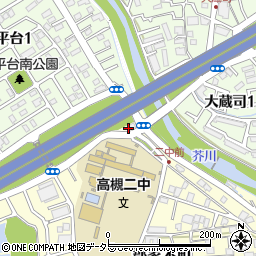 akippa郡家本町駐車場周辺の地図