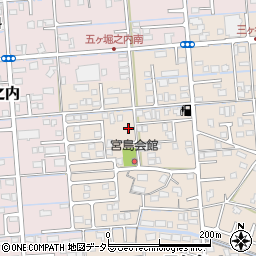 静岡県焼津市三ケ名664周辺の地図
