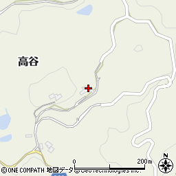 岡山県加賀郡吉備中央町高谷1527周辺の地図