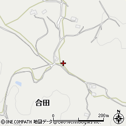 岡山県赤磐市合田周辺の地図