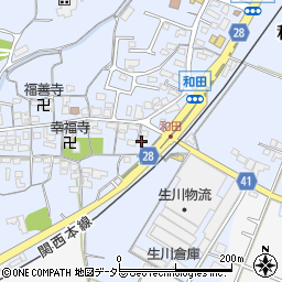 三重県亀山市和田町1576周辺の地図