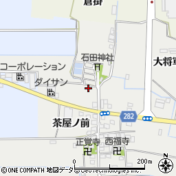 京都府八幡市岩田茶屋ノ前37周辺の地図