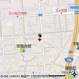静岡県焼津市三ケ名716周辺の地図